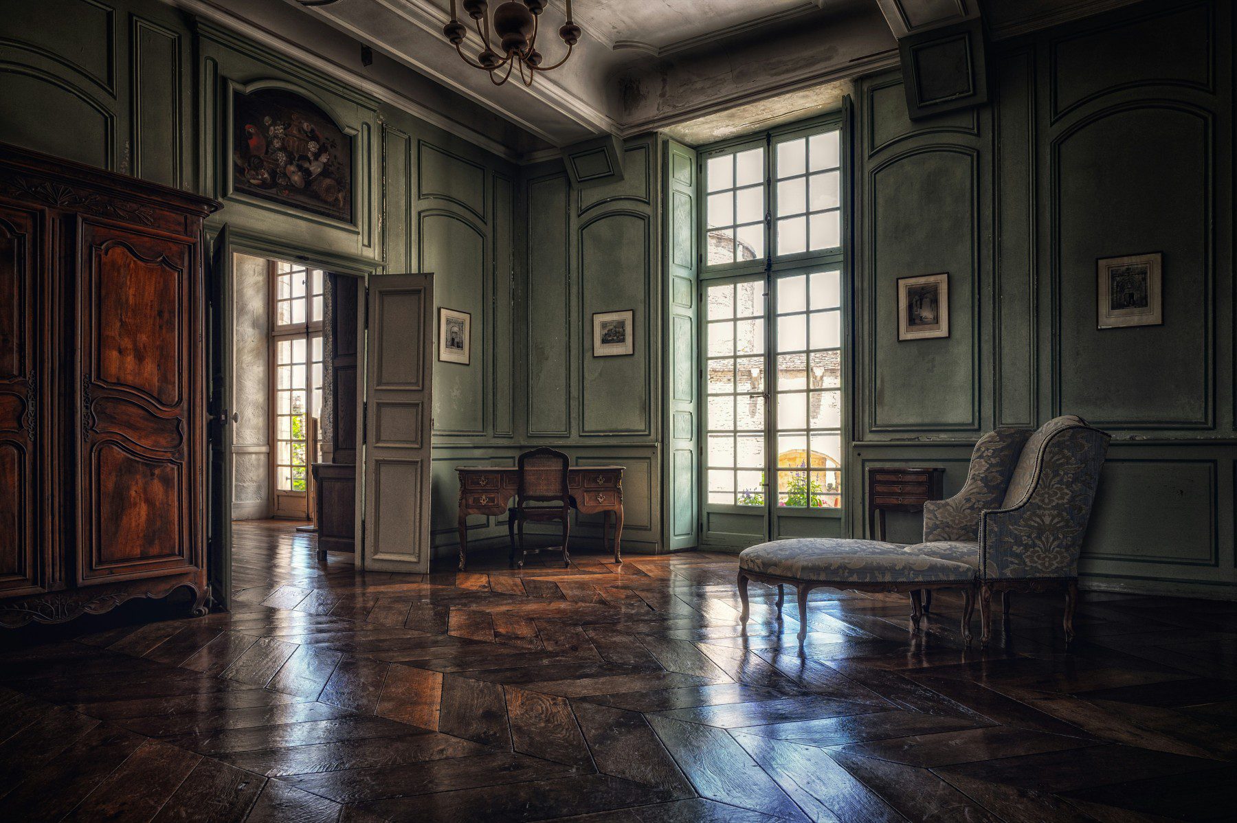 A room in an historic building